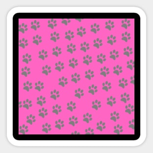 Paw Pattern Sticker